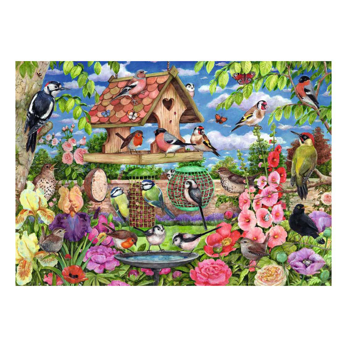 Ravensburger Puzzle Vogelhäuschen - 1000 Teile.