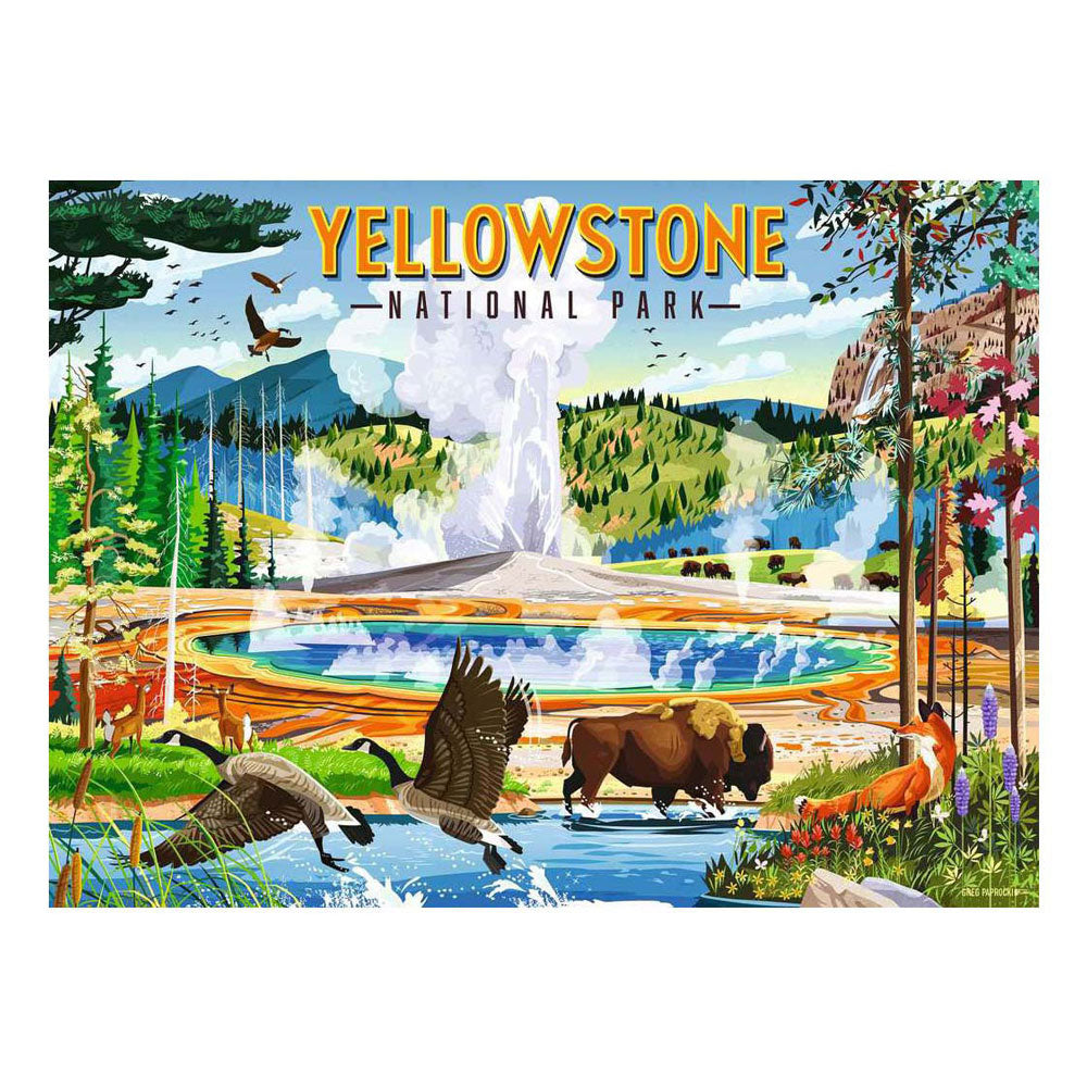 Ravensburger Puzzle Yellowstone Nationalpark - 500 Teile.