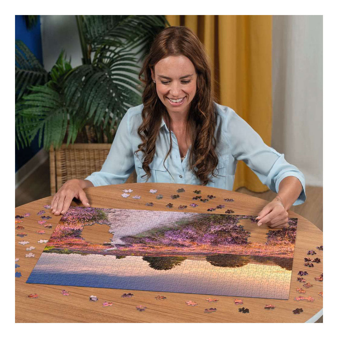 Ravensburger Puzzle rosa Weg – 1000 Teile.