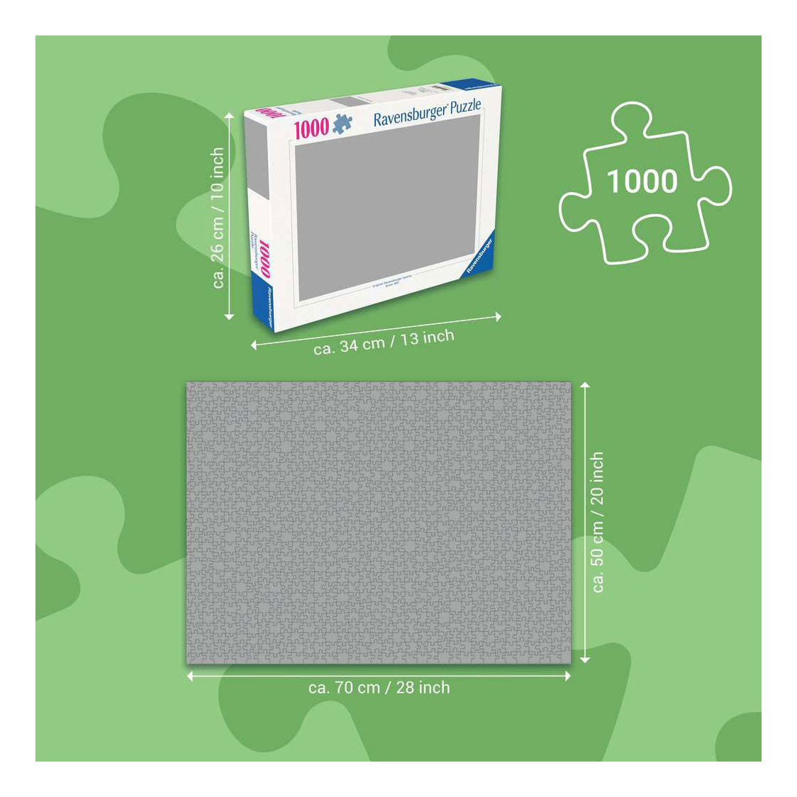 Ravensburger Puzzle Der Mandalorianer und Grogu – 1000 Teile.