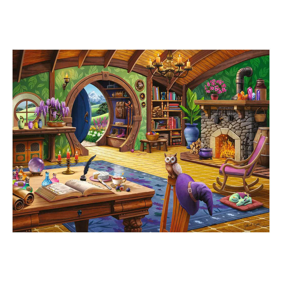 Ravensburger Puzzle „Charme Cottage“ – 1000 Teile.