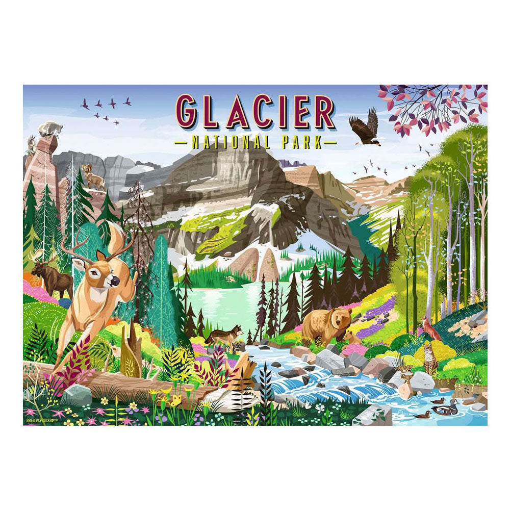 Ravensburger Puzzle Gletscher-Nationalpark - 500 Teile.