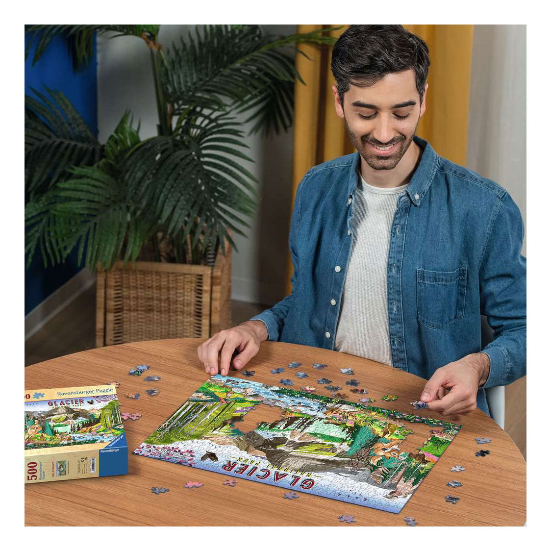 Ravensburger Puzzle Gletscher-Nationalpark - 500 Teile.