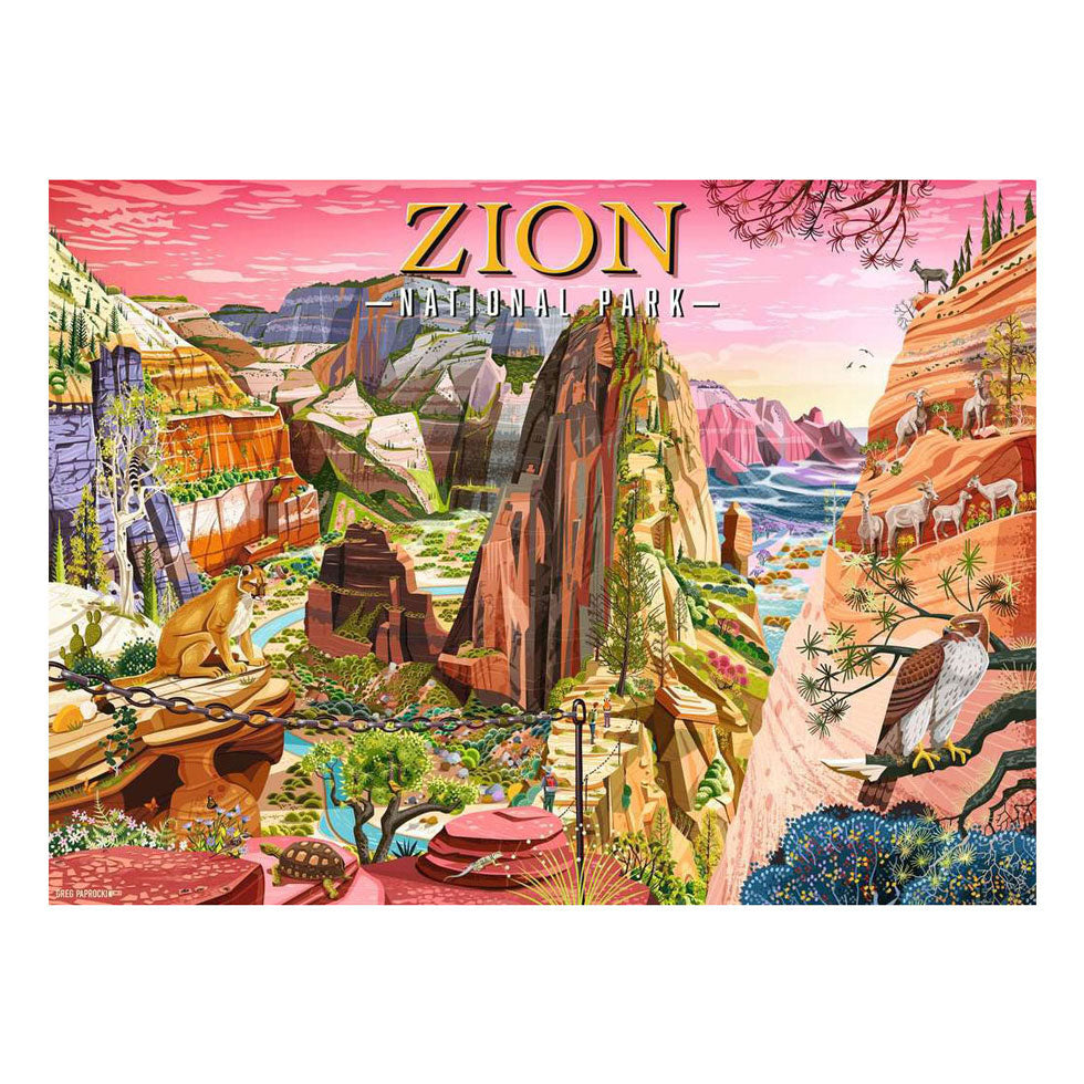 Ravensburger Puzzle Zion Nationalpark - 500 Teile.