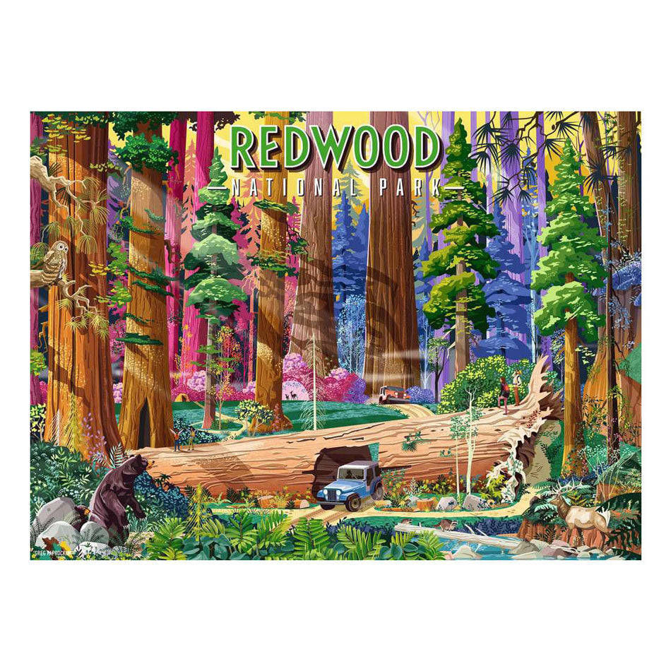 Ravensburger Puzzle Redwood Nationalpark - 500 Teile.