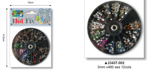 Vaessen creative • Hotfix-Set 3 mm 480 Stück