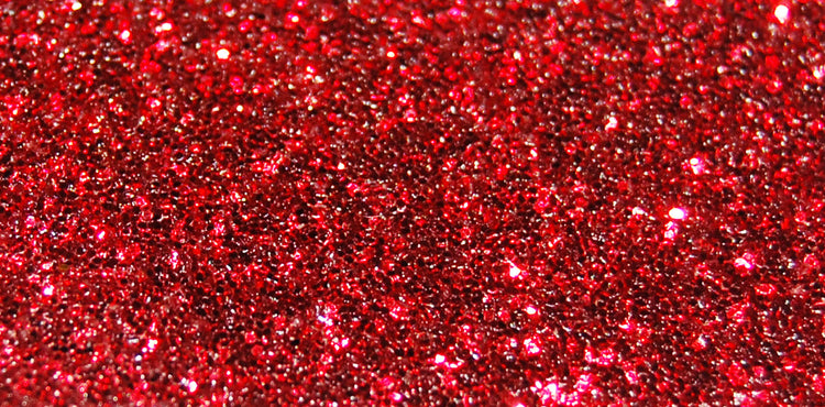 Vaessen creative • Hotfix-Glitzer-Transferblister 21 x 14,8 cm rot
