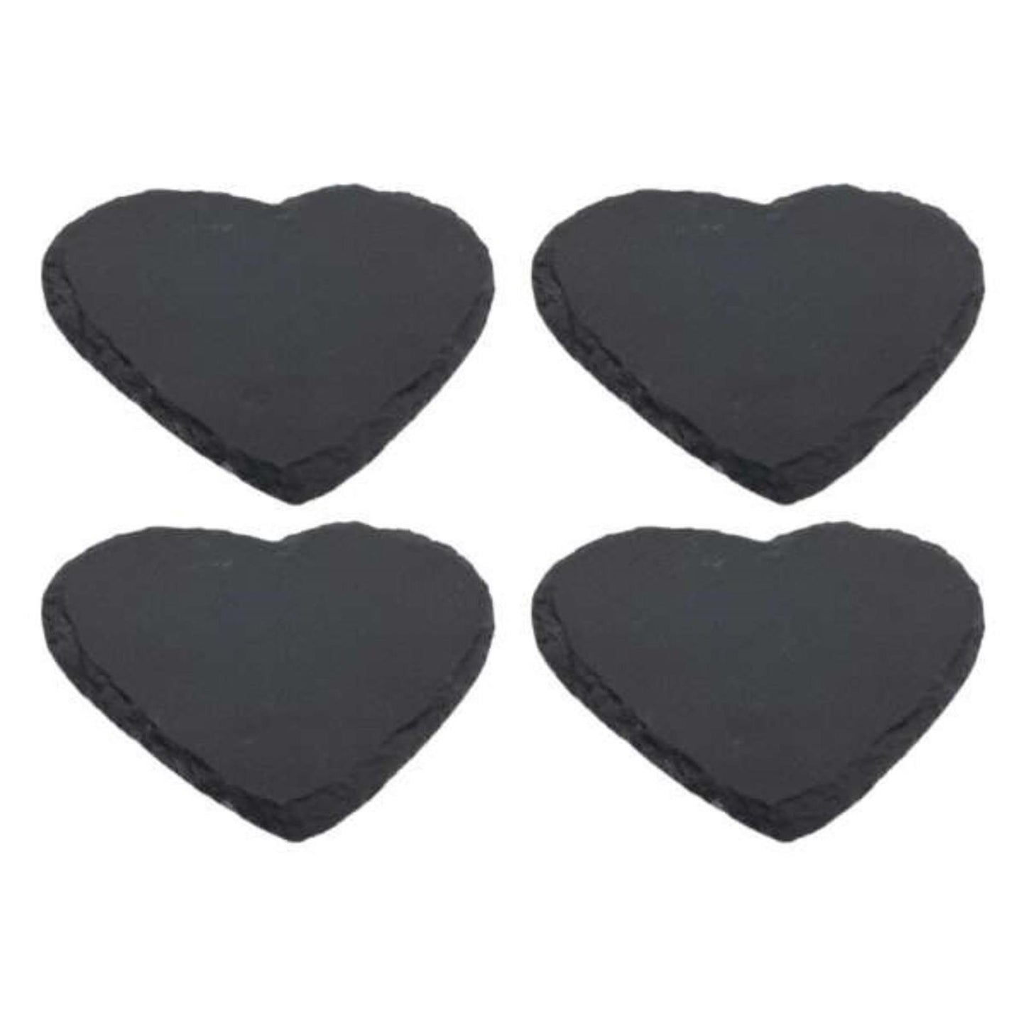 Untersetzer Schiefer Herz 10cm 4er Set