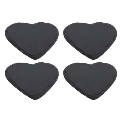 Untersetzer Schiefer Herz 10cm 4er Set