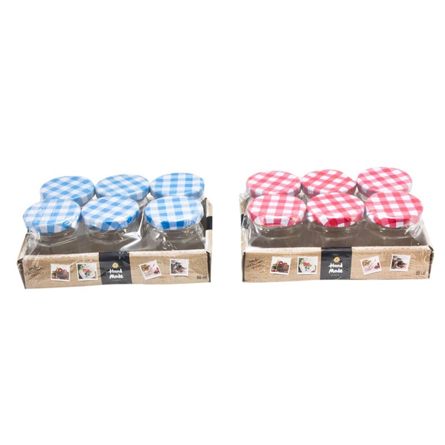 Küchenhelfer Marmeladenglas Einmachglas 50ml 4,8x5cm Packung à 6 Stück.