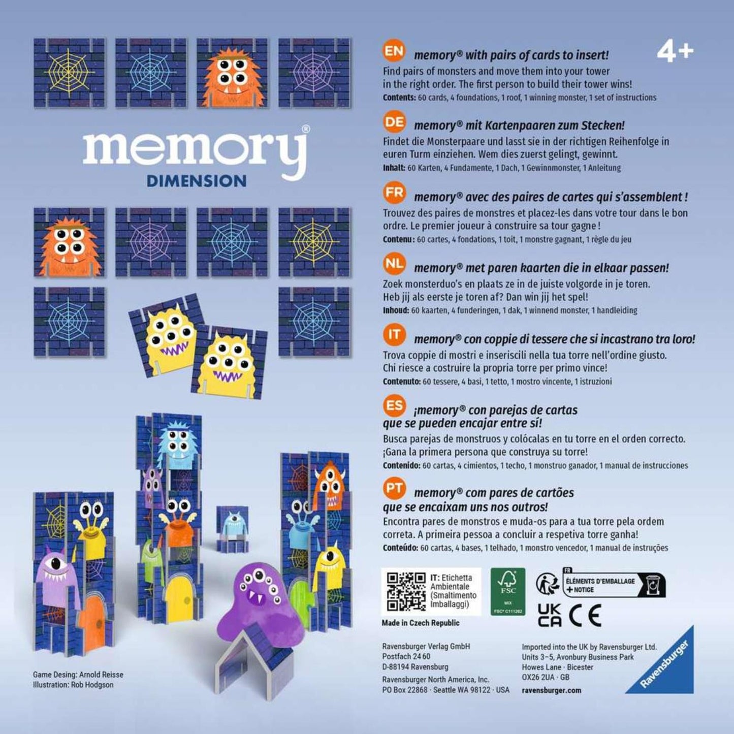 Ravensburger Memory Game Dimensionen