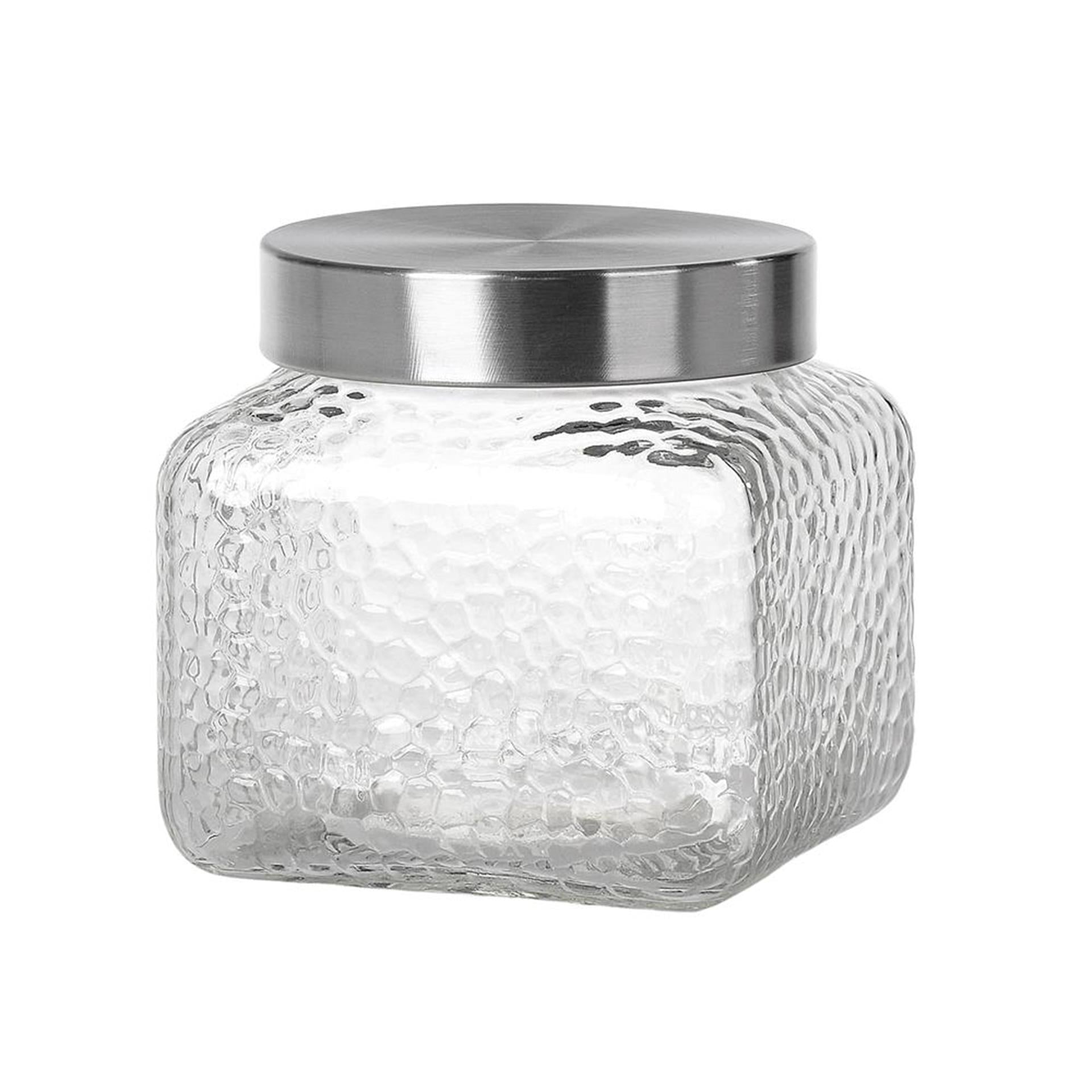 Vorratsglas für Küchenutensilien, Glas, quadratisch, 1350 ml