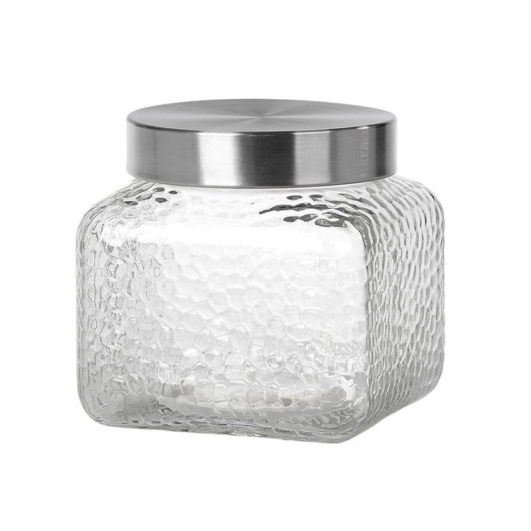 Vorratsglas für Küchenutensilien, Glas, quadratisch, 1350 ml
