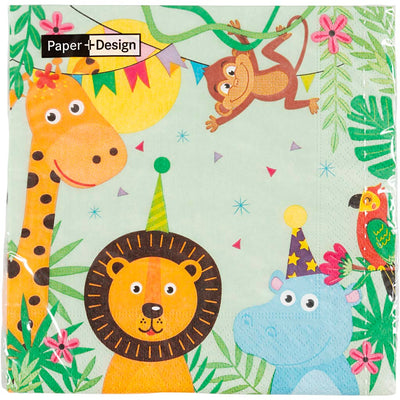 Servietten Partytiere 33x33 cm