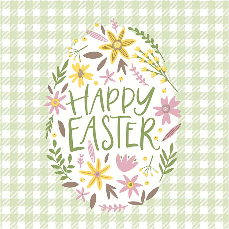 Creativ Company Servietten, Frohe Ostern, Größe 33x33 cm, 20 Stück 1 Box