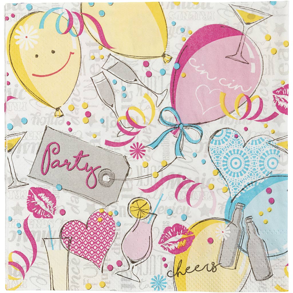Creativ Company Servietten, AFM 33x33 cm, 20 Stück 1 Box