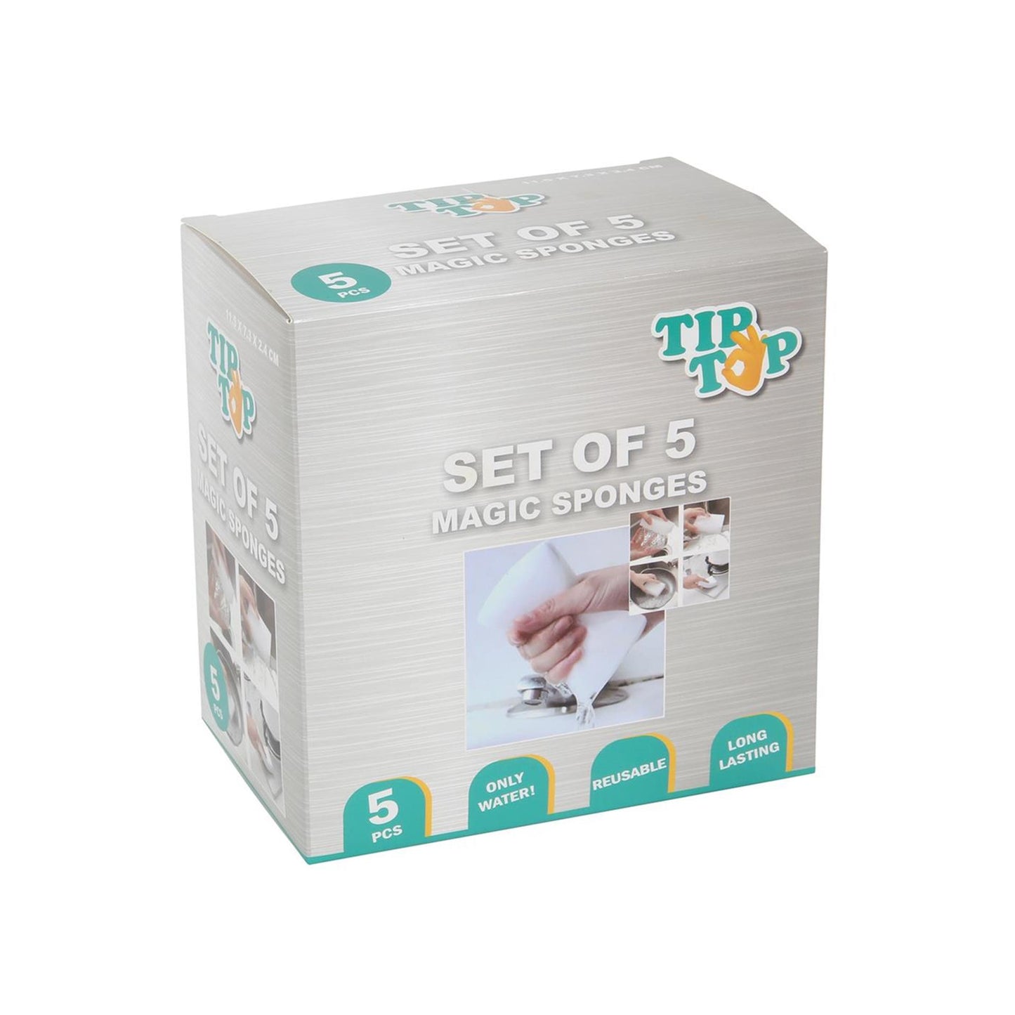 Tiptop Wunderschwammbox mit 5 Stück