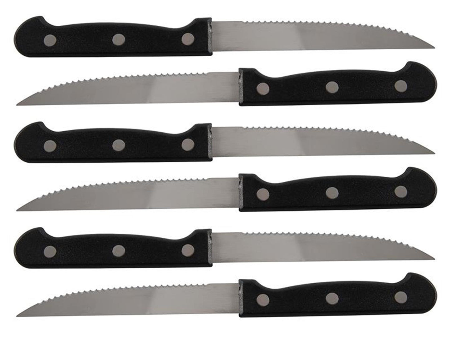 Küchenhelfer Steakmesserset 6-teilig 21,5 cm