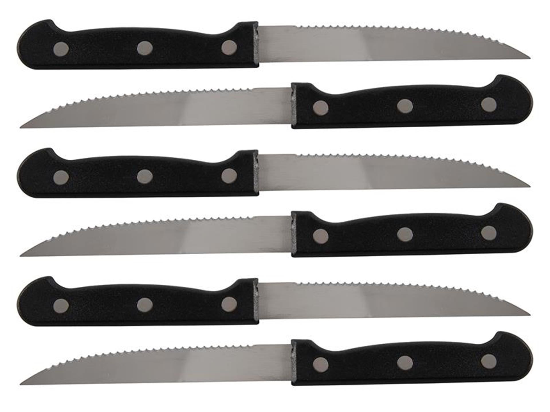Küchenhelfer Steakmesserset 6-teilig 21,5 cm