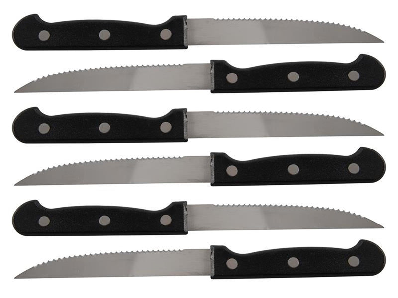 Küchenhelfer Steakmesserset 6-teilig 21,5 cm