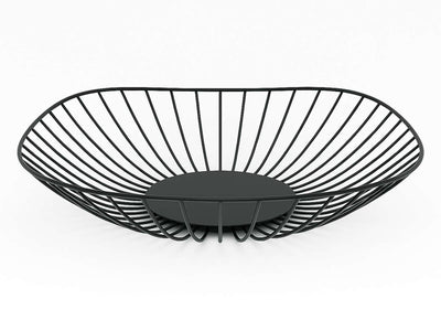 Obstschale 26,5x26,5x6,3cm schwarz
