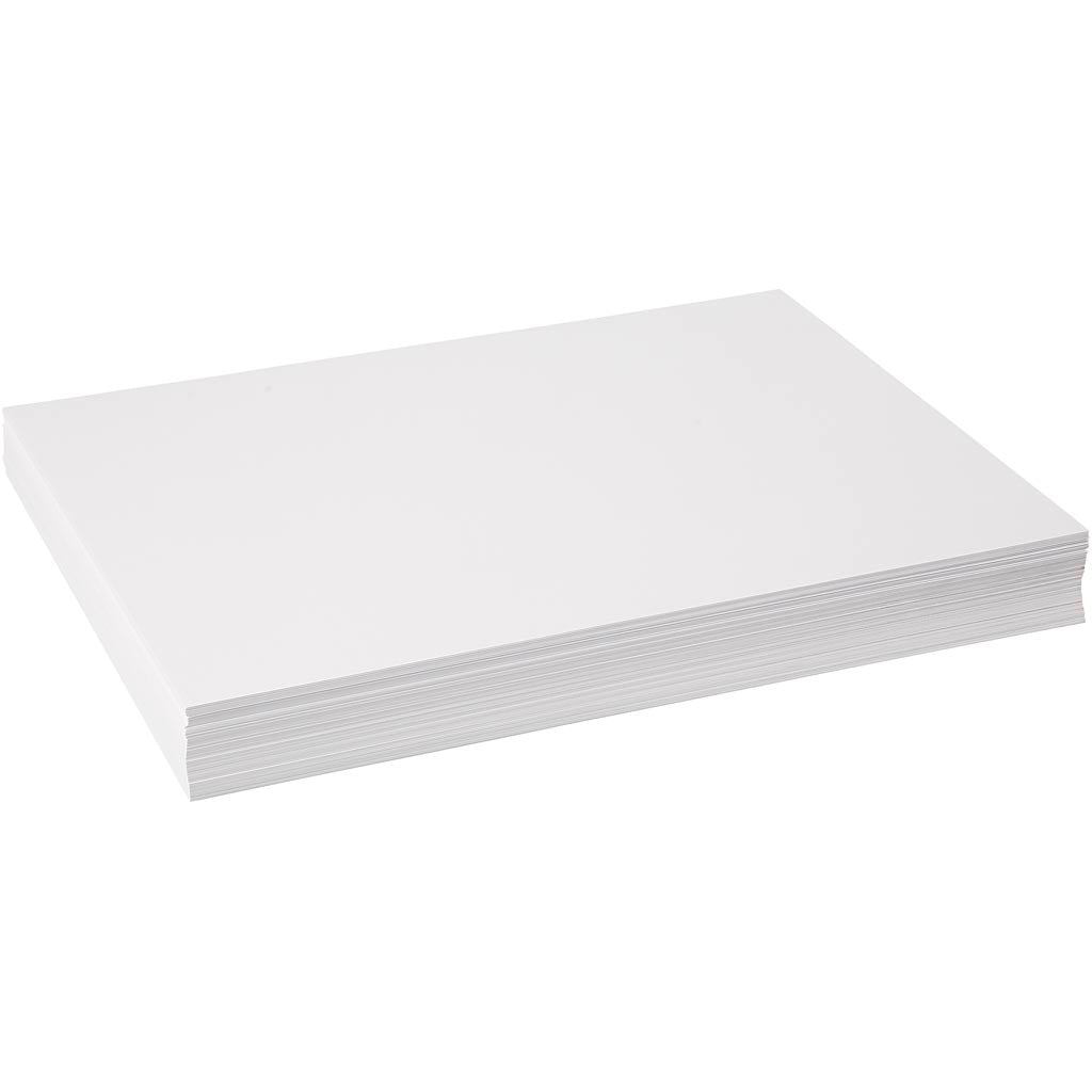 Creativ Company Zeichenpapier, Blatt 60x84 cm, 120 gr, weiß, 250 Blatt 1 Karton