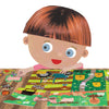 Headu Jigsaw Puzzle Farm mit wiederverwendbaren Aufklebern