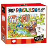Headu Easy English 100 Words Farm, 108st. (UND) - afbeelding 1
