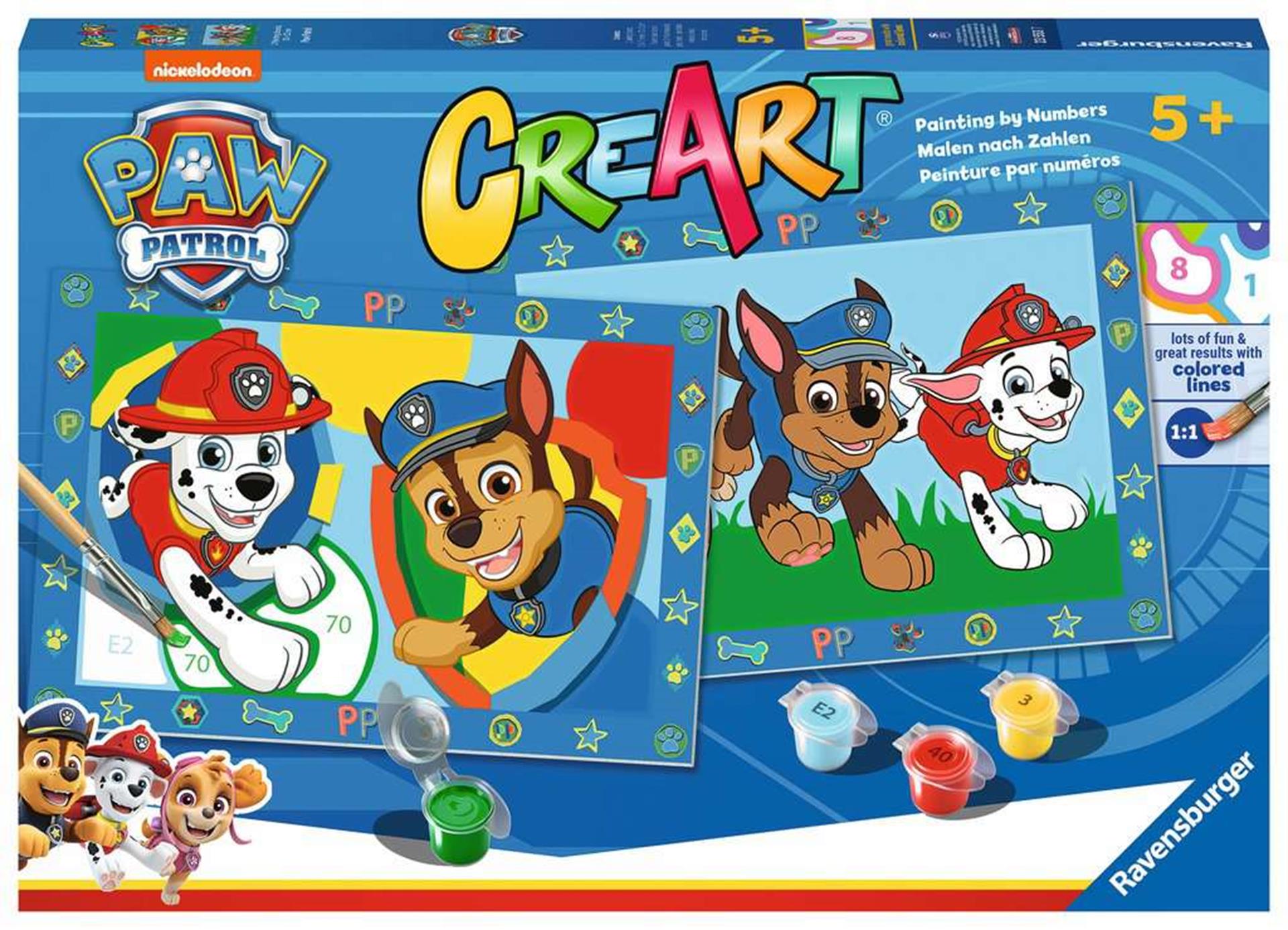 Ravensburger Creart Painting von Number Paw Patrol
