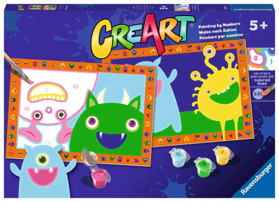 Ravensburger Creart Painting bei Number Funny Monsters