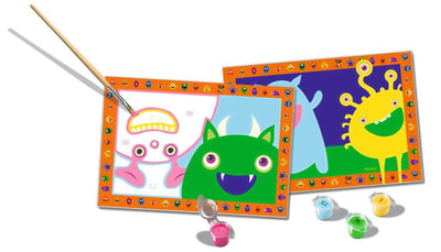 Ravensburger Creart Painting bei Number Funny Monsters