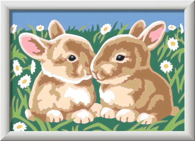 Ravensburger Kreart Gemälde auf nummer flauschige Kaninchen