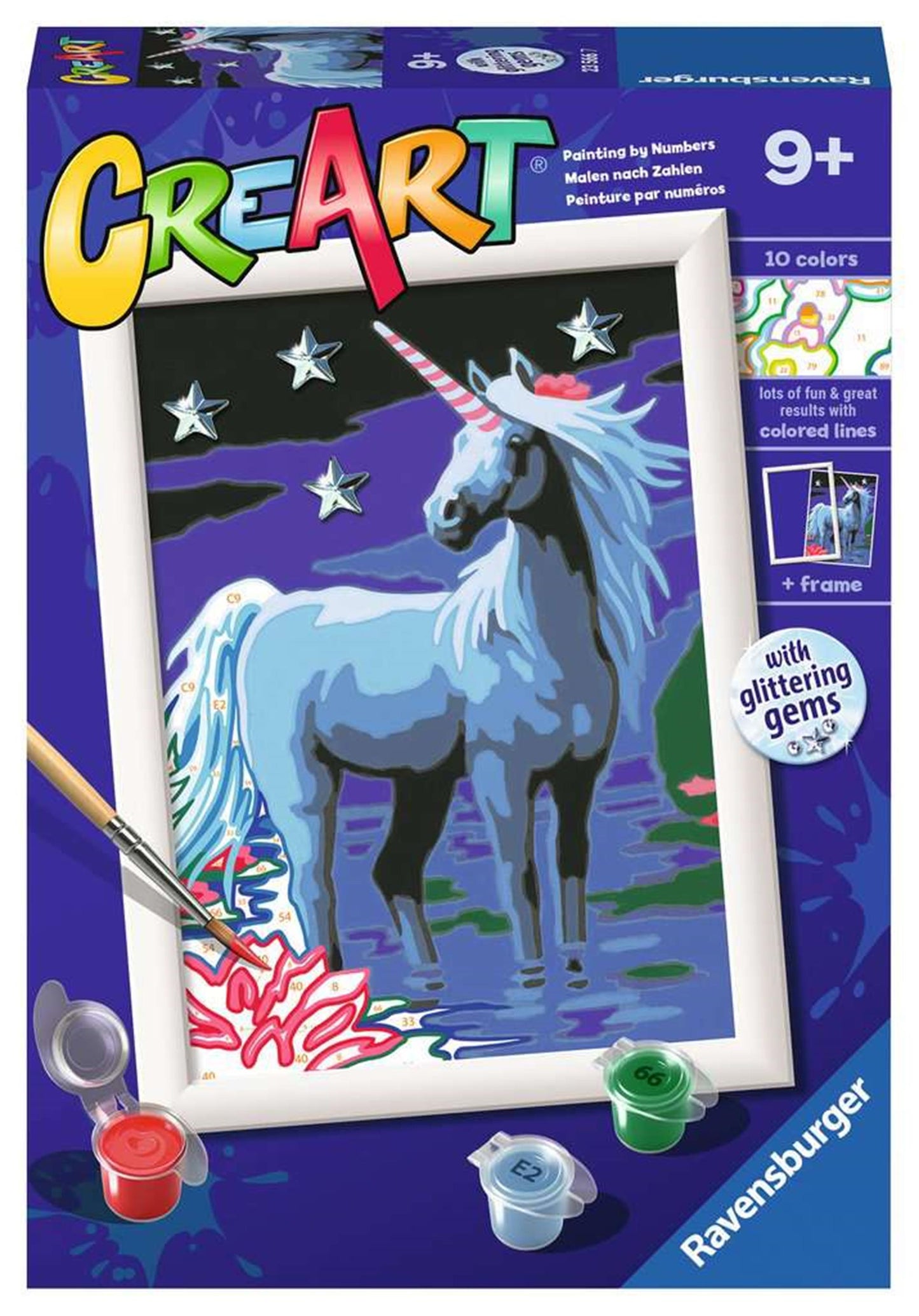 Ravensburger Kreart Painting von Nummer Magical Einhorn