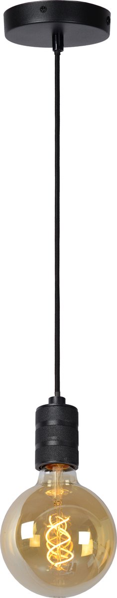 Lucide Jova - Hängelampe - ø 10 cm - 1xe27 - schwarz