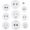 Creativ Firmenmobiles mit Motiv, D 12+15+18 cm, 300 gr, weiß, 3 Set 1 Box