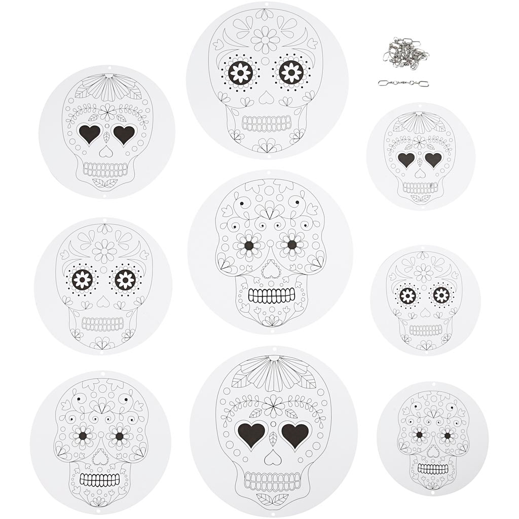 Creativ Firmenmobiles mit Motiv, D 12+15+18 cm, 300 gr, weiß, 3 Set 1 Box