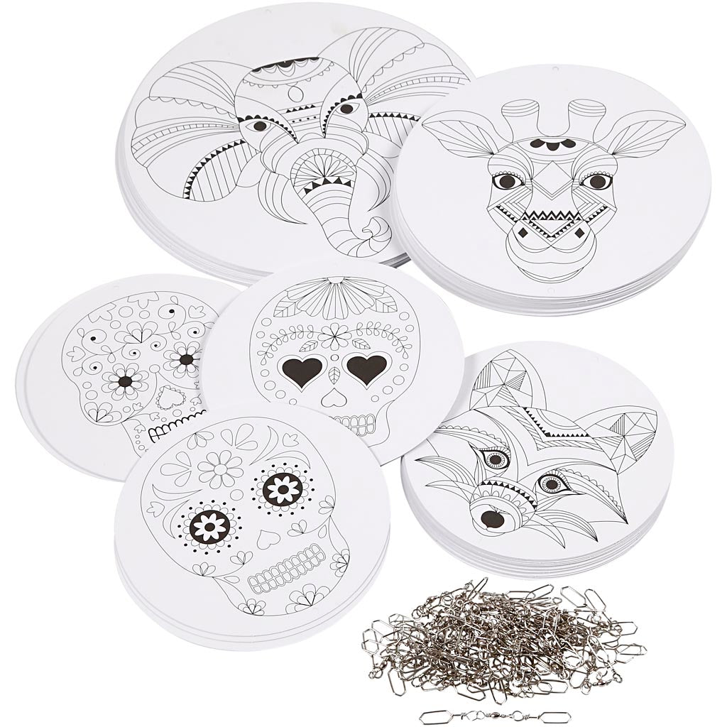 Creativ Firmenmobiles mit Motiv, D 12+15+18 cm, 300 gr, weiß, 20er Set 1 Box