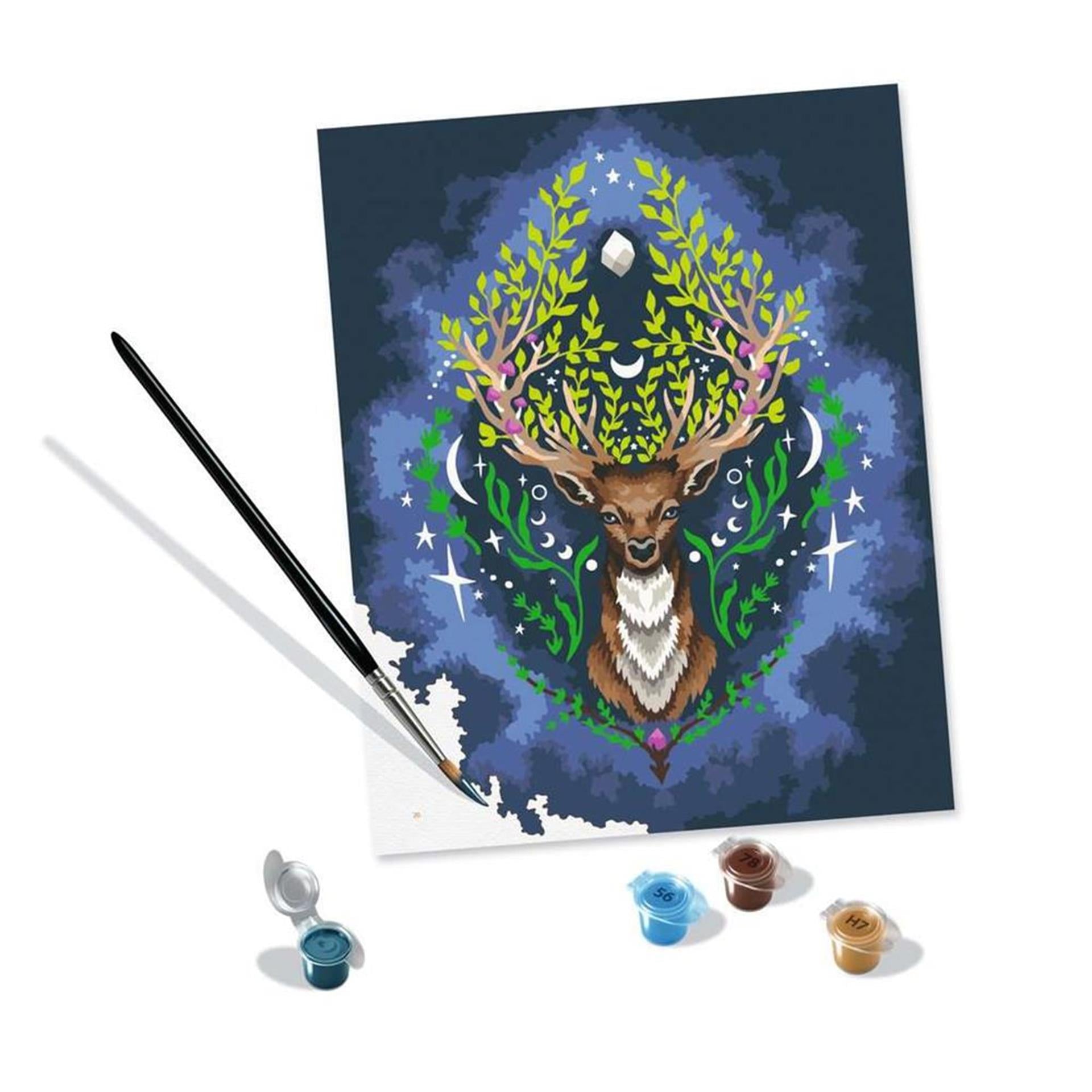 Ravensburger Kreart Gemälde auf Song Pixie Cold: Mystic Deer