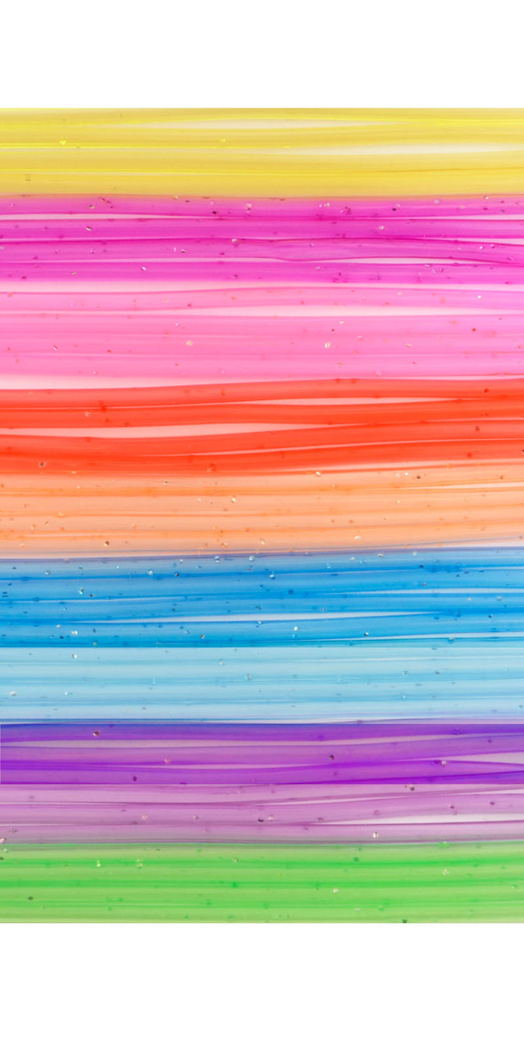 Vaessen creative • modische Tangas 100 cm 10 Farben 5 Stück transparent