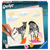 Gemälde nach Zahl Zebra