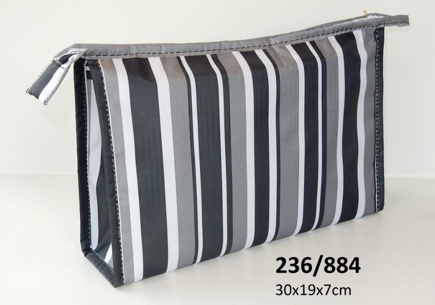 Kulturbeutel gestreift 30x19x7cm