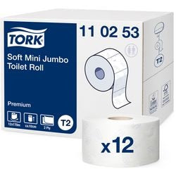 Toilettenpapier Tork T2 Premium 170m 2-lagig weiß