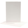 Creativ-Firmenkarten und Umschläge, Kartengröße 12,5 x 17,5 cm, Umschlaggröße 14 x 19 cm, gebrochenes Weiß, 10er-Set 1 Box