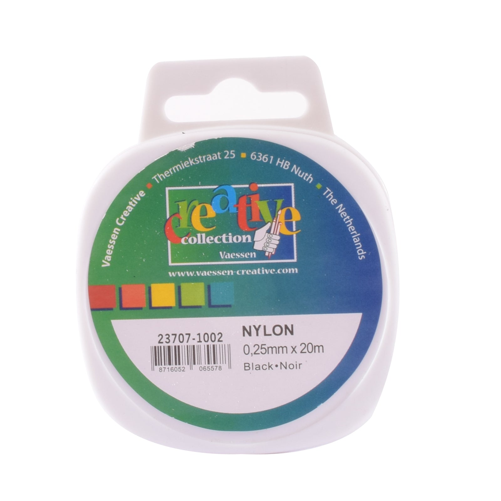 Vaessen creative • Nylonfaden 0,25 mm x 20 m schwarz