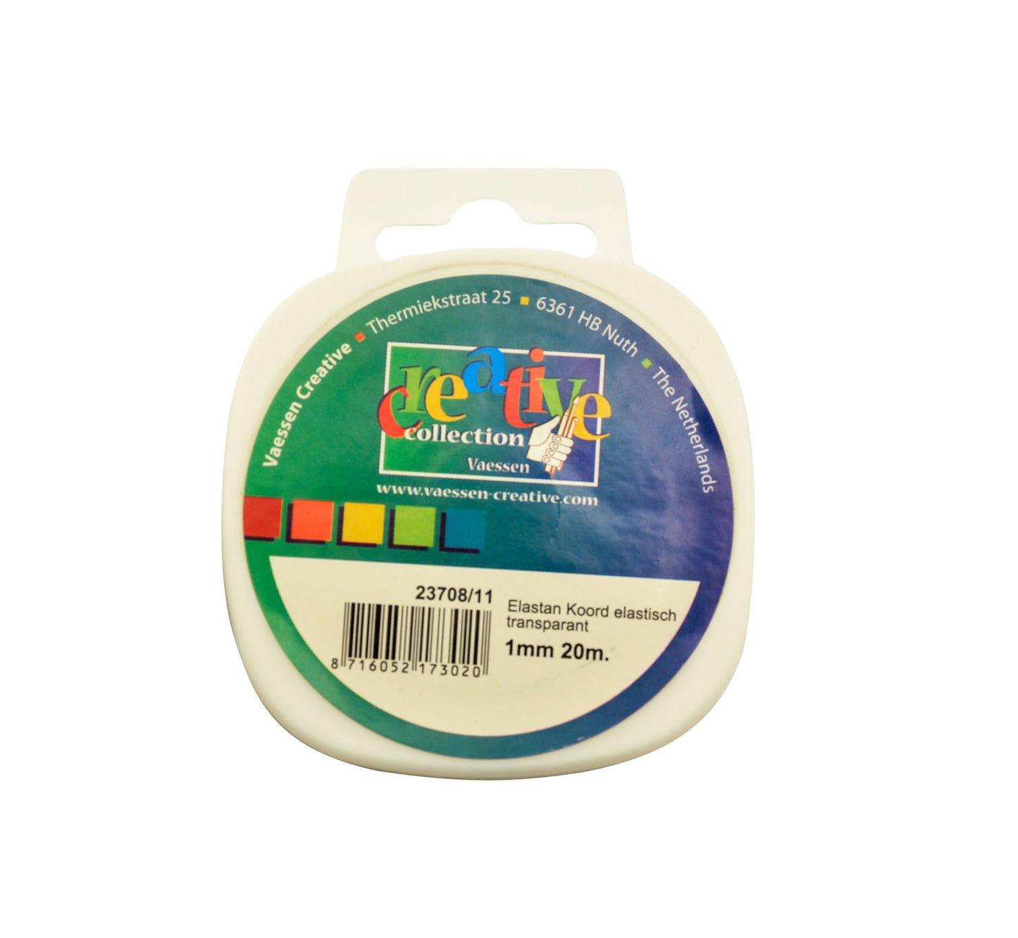 Vaessen creative • elastisches Garn 1 mm 20 m transparent