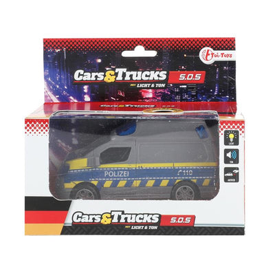 Cars Trucks Friction Police Van (DE) mit Licht und Klang