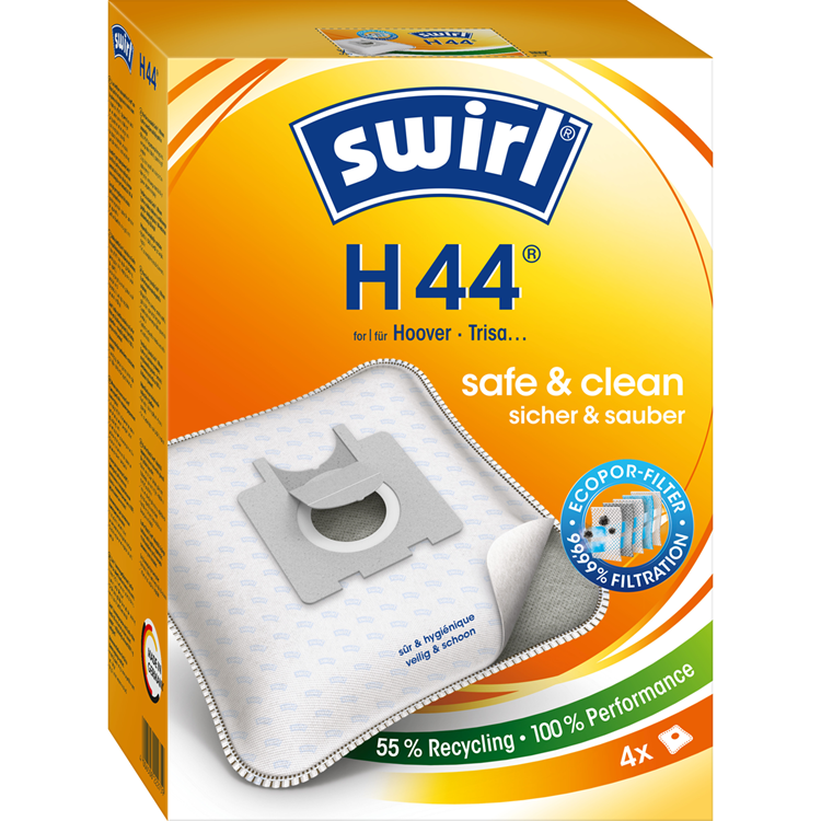 Strudel? 1069533 - Swirl Staubsaugerbeutel H44 MP 4 MP + | 3 Stück