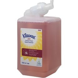 Handseife Kleenex Luxury Joy Kunststoff 1l rot Packung 6 Stück