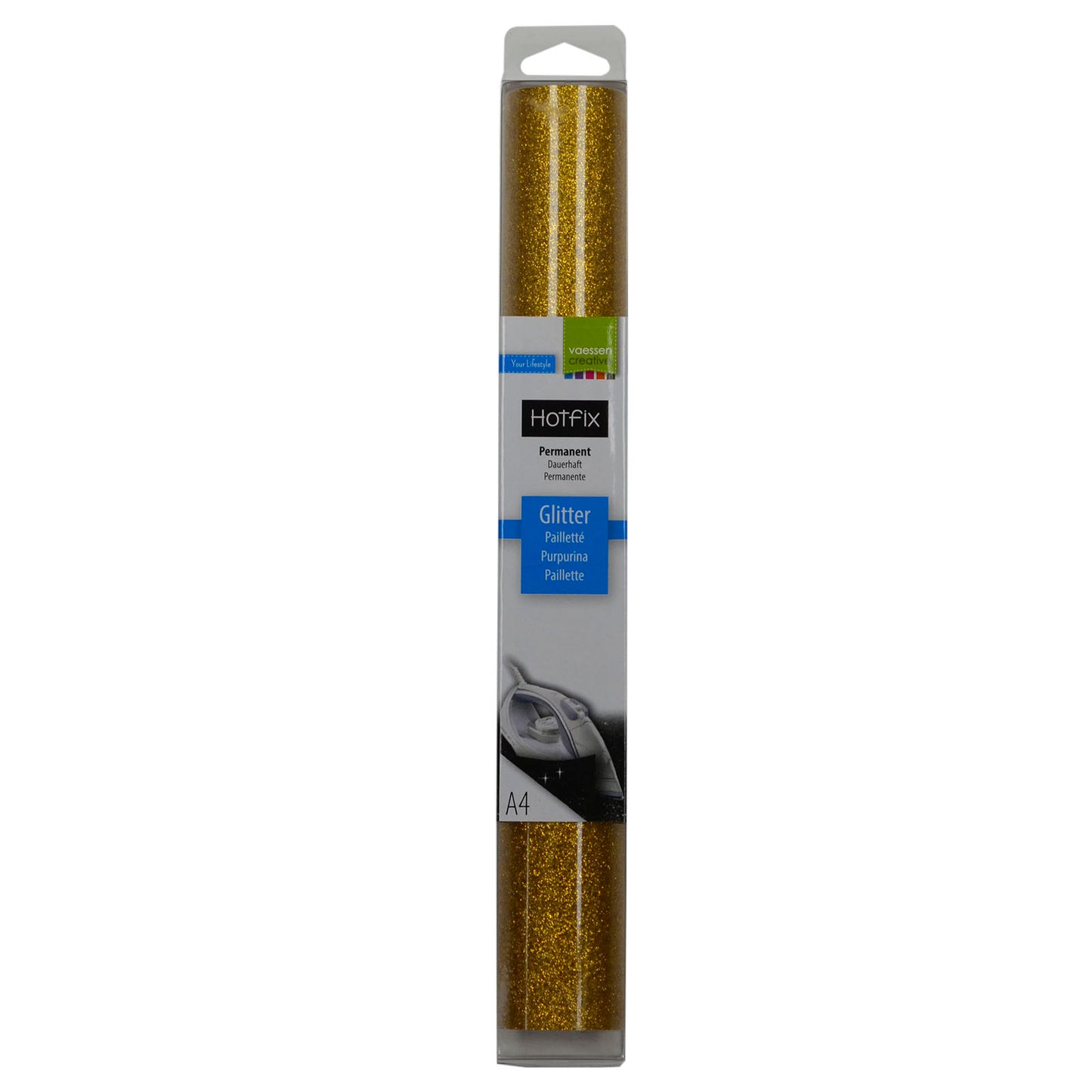 Vaessen Creative • Glitzer Flex A4 Gold