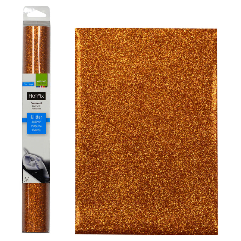 Vaessen creative • Glitzer Flex A4 Kupfer